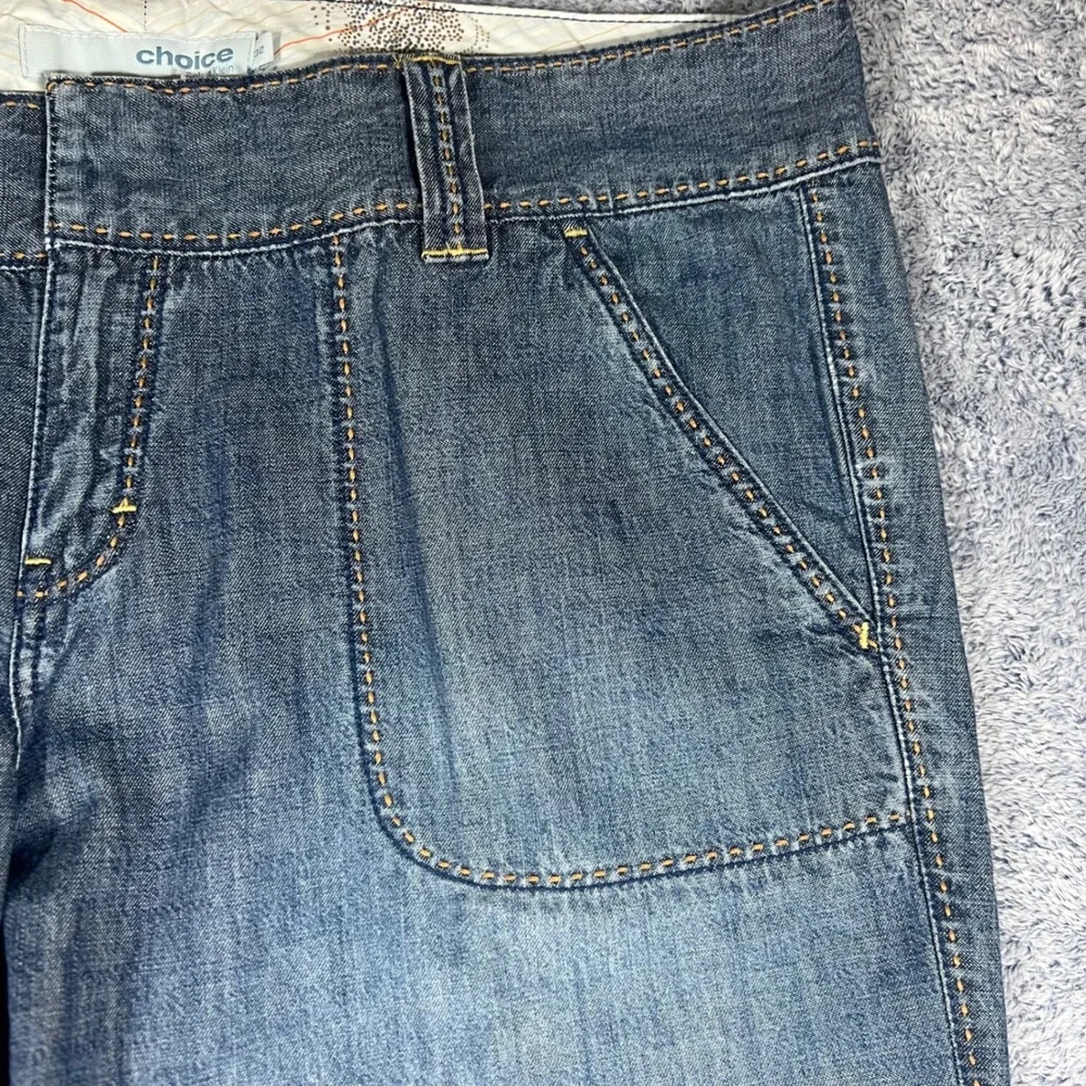 Choice Calvin Klein Jeans Womens 32‎ Blue Denim Wide Leg Flare High Rise